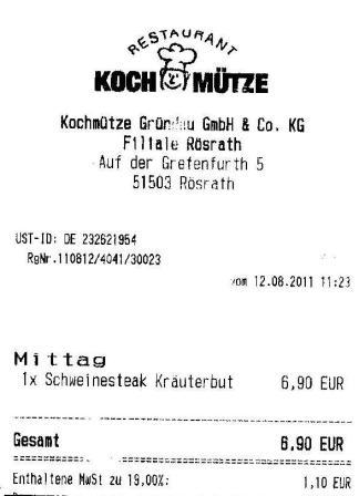 mard Hffner Kochmtze Restaurant